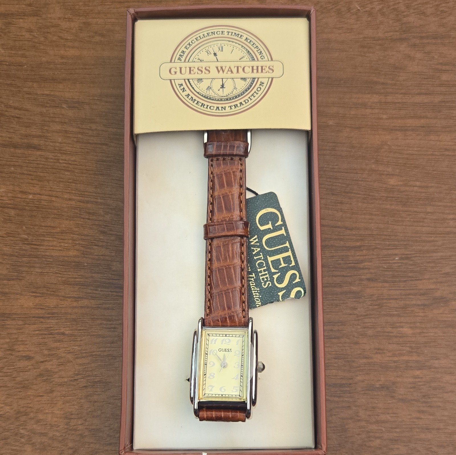 Vintage GUESS Watch NOS New Old Stock with Original Box & Tag