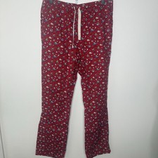 Vineyard Vines Red Whale Christmas Print Pajama Bottoms Size XS