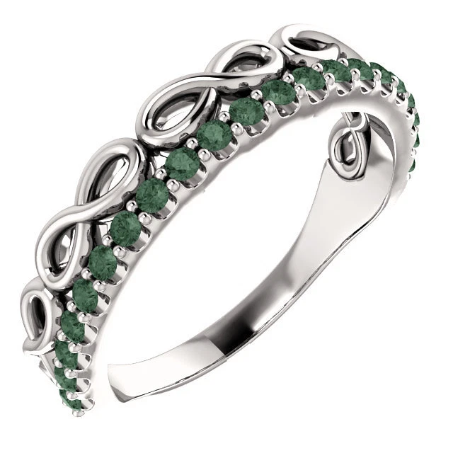 Alexandrite stackable ring deals