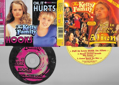 2 x THE KELLY FAMILY - oh it hurts + fell in love with an alien - CD s