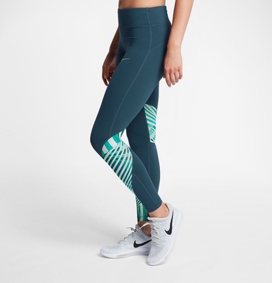 Nike Power Epic Lux Women's Printed Running Tights - 855611 425 | eBay