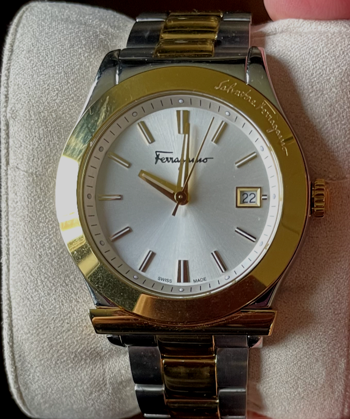 NIB Salvatore Ferragamo Men's FF3070014 FERRAGAMO 1898 Watch