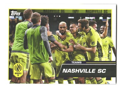2023 Topps Flagship MLS Soccer Teams Nashville SC