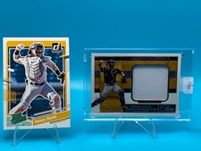 2023 Panini Three And Two Henry Davis Prospect Jersey Swatch 8/35 + base card