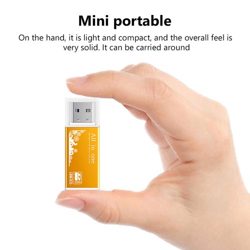USB SD Memory Card Reader 4 In 1 Adapter SDHC MMC Micro SD T-Flash M2 MS Duo D8 - Zdjęcie 5 z 17