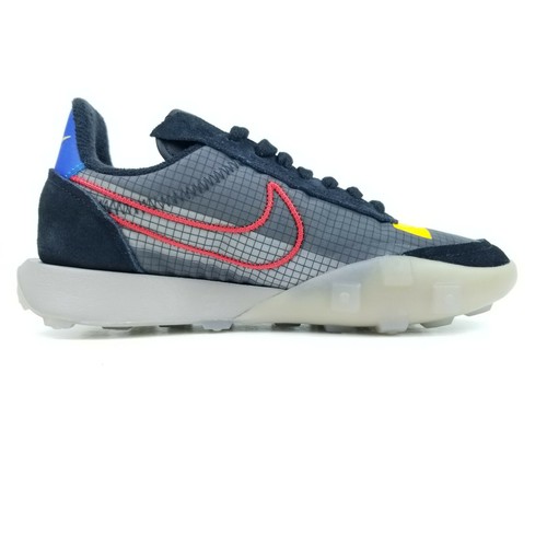 Nike Waffle Racer 2X Women’s Running Shoes CK6647 002 Black, Red, Yellow Sizes - Picture 4 of 9