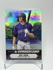 2021 Bowman Chrome Summer Camp Refractor SC-14 Zac Veen - Colorado Rockies