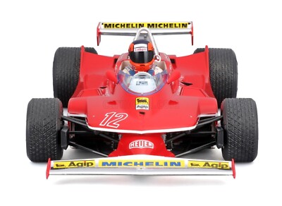 自動車 1/18GPC97SC1 Ferrari312T&312T4 FERRARI - F1 312T4 #12 WINNER GP USA Gilles Villeneuve au 1/18 de