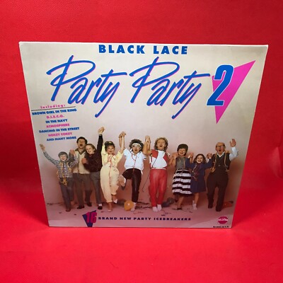 BLACK LACE Party Party 2 1985 UK vinyl LP Hokey Cokey I Speaka Da Lingo Disco