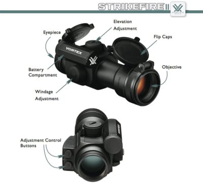 Vortex Optics Strikefire II 4 MOA Red Dot Sight for sale Vortex Optics Strikefire II 4 MOA Red Dot Sight for sale
