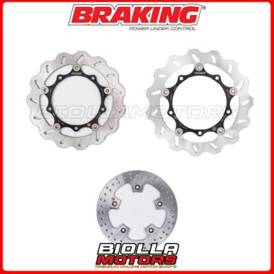 SATZ BREMSSCHEIBEN BRAKING YAMAHA XP T-MAX LUX MAX ABS 530 2016 - VORNE + HINTEN