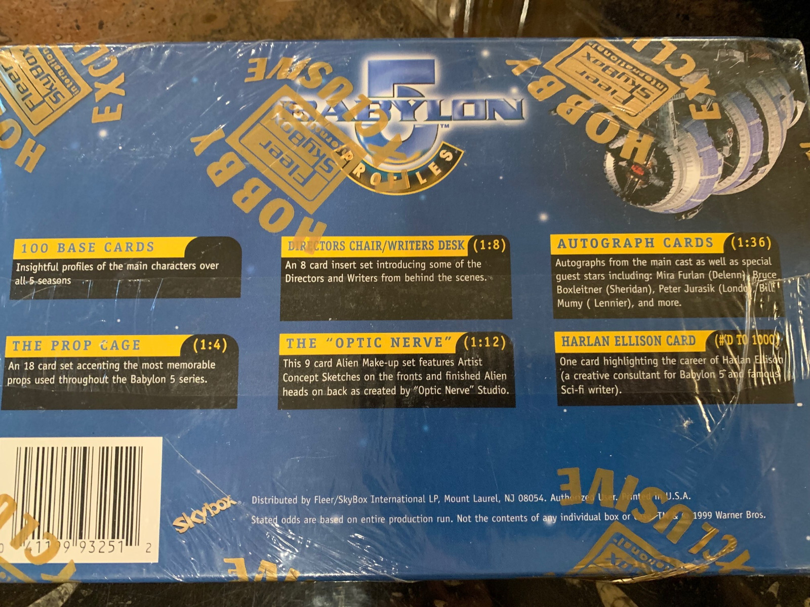Babylon 5 Profiles Trading Card Box SEALED 36 Packs Fleer Skybox 1999 Autograph - Picture 4 of 4