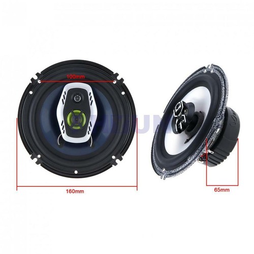 Altavoz universal 2 piezas 6,5 pulgadas bidireccional 600 W audio estéreo música sonido fuerte para automóvil - Imagen 4 de 12
