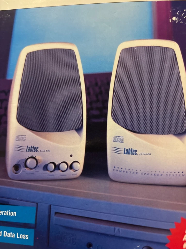 LABTEC CS600 (2) SPEAKERS NEW IN BOX - Image 2 of 4