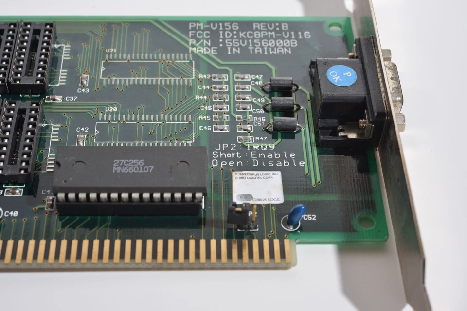 Cirrus Logic PM-V156 REV:B 32 bit VLB Graphics Card - Image 2 of 4