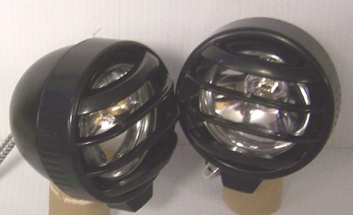 2 NEW GRILLE OFF ROAD 4 INCH DRIVING LAMP STONE COVERS 4" FOG LIGHT ROCK GUARDS - Picture 4 of 5