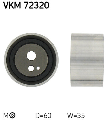 SKF VKM 72320 Spannrolle, Zahnriemen FÜR LDV Nissan-image