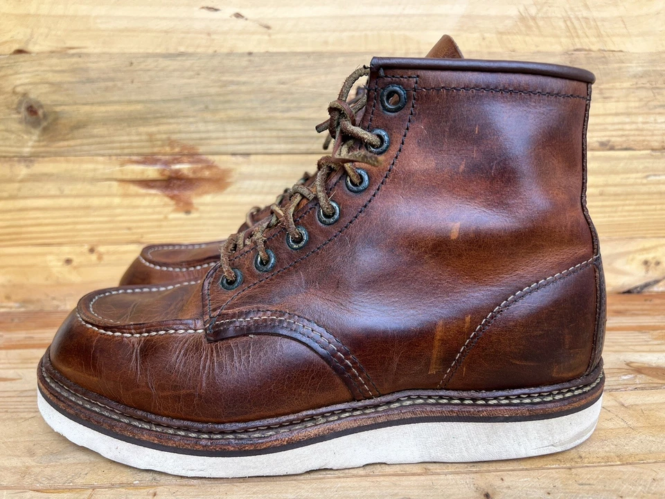 Botas Red Wing Heritage 1907 para hombre sin usar, en caja, cobre ásperas y resistentes talla EE. UU. 7 D/Reino Unido 6 Foto 4 de 4