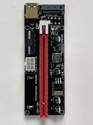 PCI-E 1X to 16X riser board ONLY VER009S PCE164P-N08