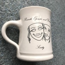Penarth Operatic And Dramatic Society Wales White Ewenny Pottery Rare Cardiff
