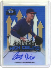 2017 Leaf Valiant High Ceiling Blue #HC-CS1 Christopher Seise 4/35