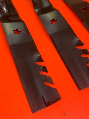 Set/3 Gator Mulching Blades for Husqvarna MZ54 Z454 Lawn Mower
