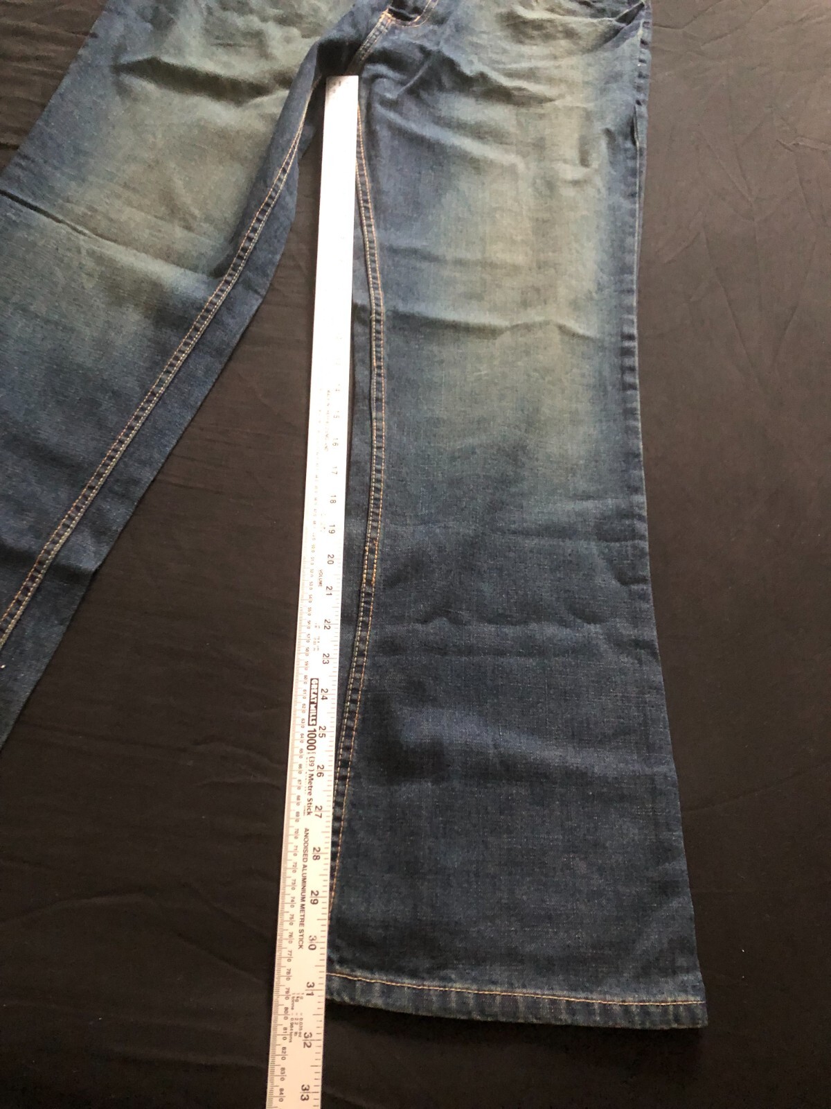 MEN'S BOOTCUT JEANS BLUE WAIST 36" LEG 31" BNWT eBay