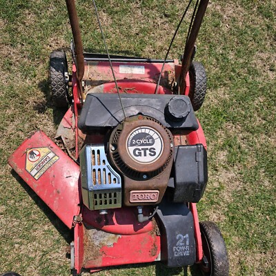Vintage Toro 2 cycle aluminum 21