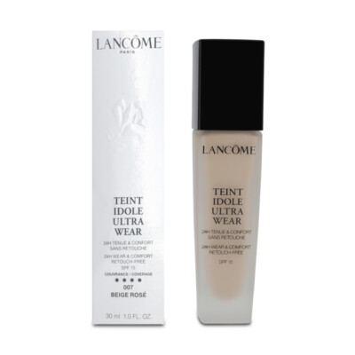 Lancome 30ml Teint Idole Ultra Wear Foundation High Coverage 007 Beige Rose