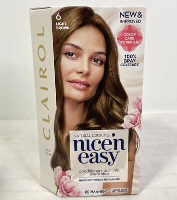 Clairol Nice 'N Easy Permanent Haircolor #6 Light Brown