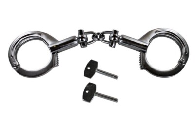 HRA-Style Foreign Issue Handcuffs 2 Keys Unique Concealed Locking/Unlock Not HRA