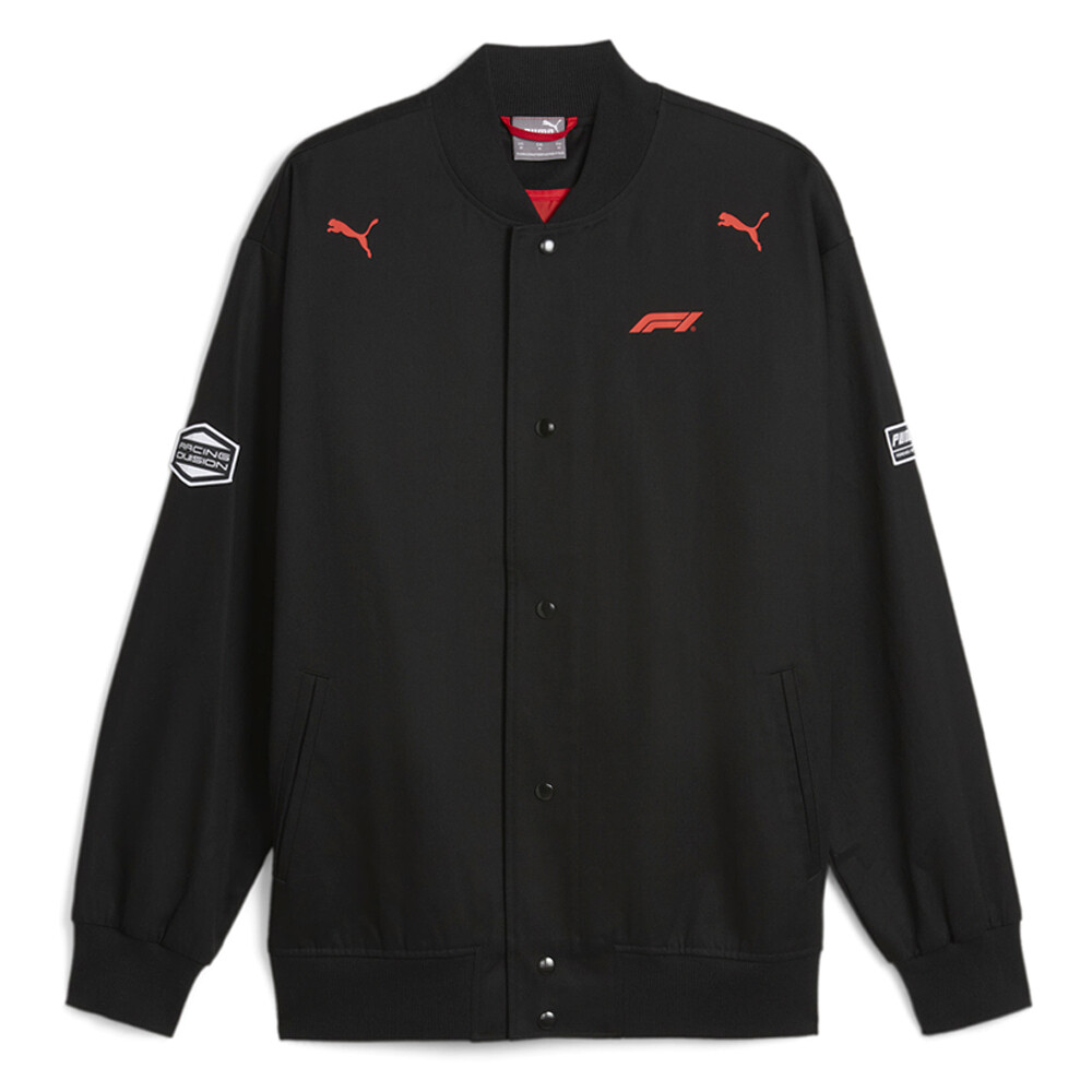 Куртка-бомбер Puma F1 Statement Мужская черная повседневная спортивная верхняя одежда 62712501