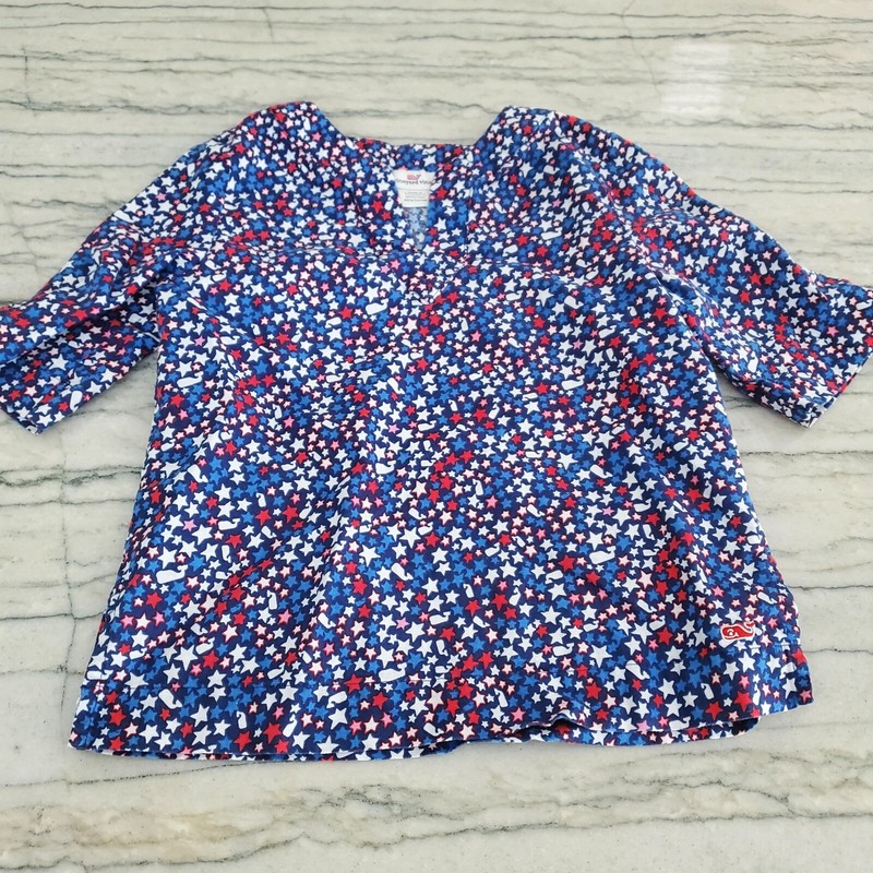 Vineyard Vines Toddler Girls Stars and Whales Tunic Shirt Size 3T