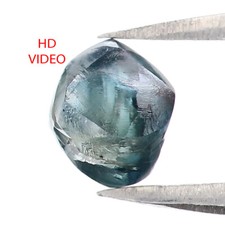 0.91 CT Natural Loose Rough Cut Diamond 5.75 MM Blue Color Rough Diamond QL2239