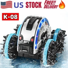 4WD Amphibious Stunt Car All Terrain Stunt RC Truck Remote Control Vehicle Toys
