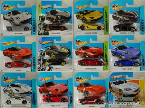 HOT WHEELS Rare Exotic Ferrari Porsche 