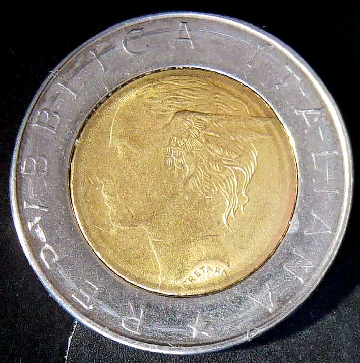 イタリア 1995年 ピサネッロ生誕600周年 5000Lire 銀貨 5000