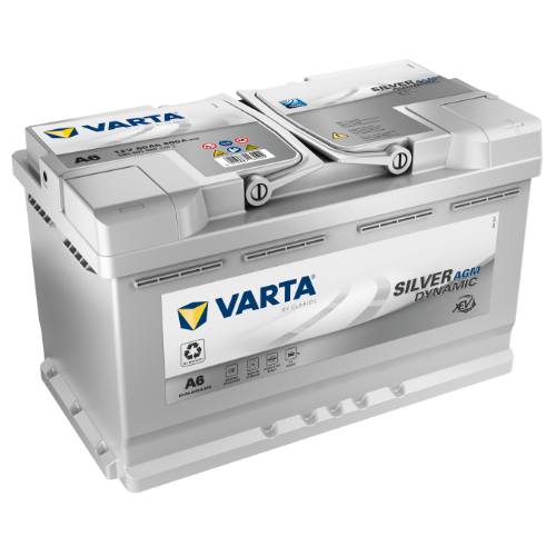 VARTA A6 AGM Car Battery 12V 80AH 800EN - Land Rover / Jaguar AH52