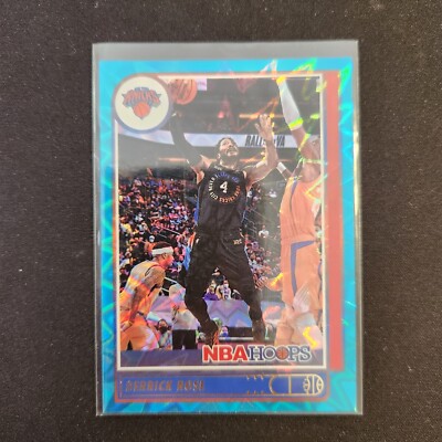 2021-22 Panini NBA Hoops TEAL EXPLOSION #167 Derrick Rose New York Knicks  L10