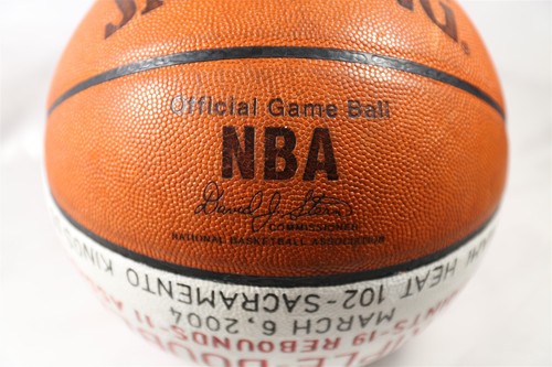 Juego Lamar Odom Miami Heat usado galardonado baloncesto de la NBA por triple doble RARO - Imagen 3 de 4