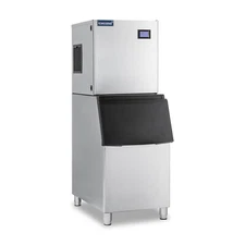 ICECASA Commercial Ice Maker Machine, 350 lbs Ice Makers with 220lbs Storage