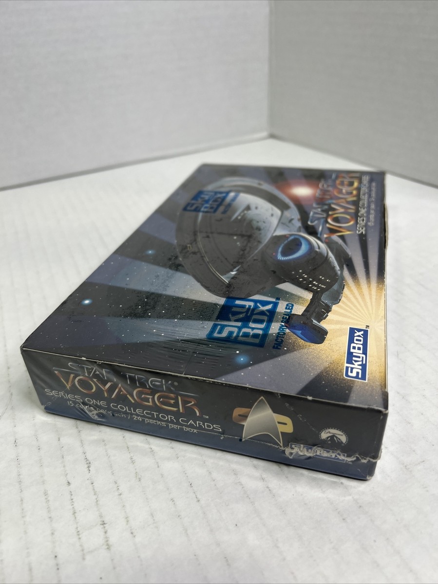 1995 Skybox Star Trek Card Voyager Series 1 Wax Pack Box FACTORY