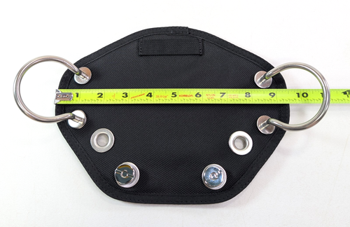Scuba Dive BCD Butt Plate + Book Screws, Clip Loops Harness Board Sidemount Tech - Picture 11 of 16