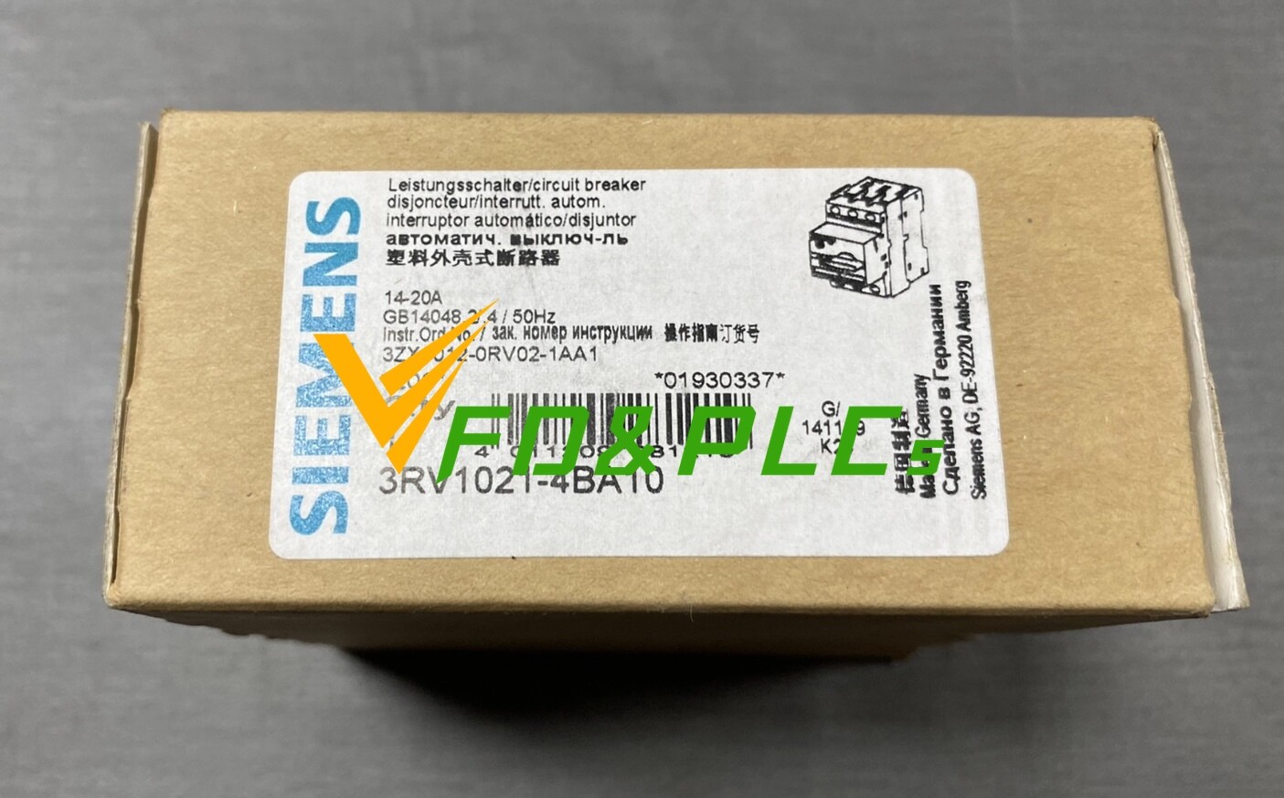 New & Genuine Siemens 3RV1021-4BA10 Motor Starter Circuit Breaking | eBay