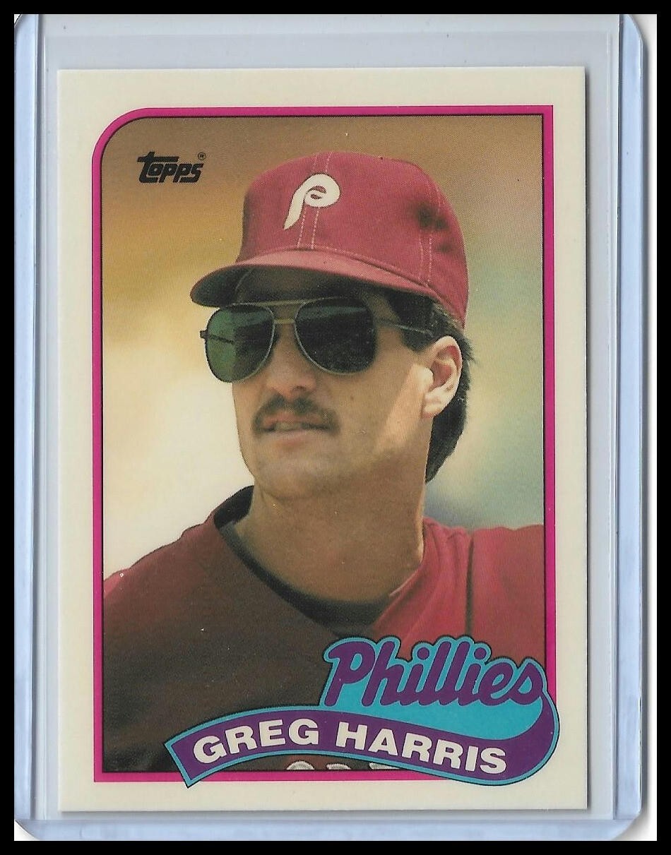1989 Topps Tiffany - Greg Harris #627