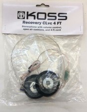 Koss Recovery CLvc Clear Headphones NEW free shipping