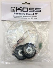 Koss Recovery CLvc Clear Headphones (NEW) free shipping