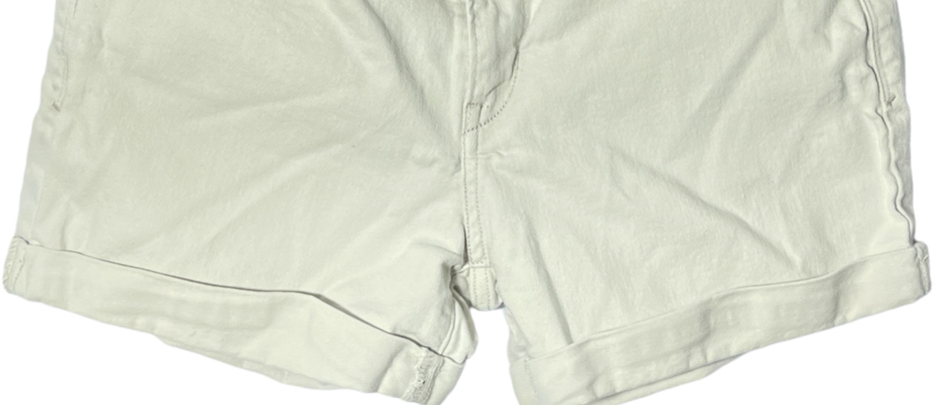 Levi's Womens low rise cuffed tan jean shorts, 4" ins… Gem