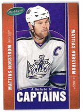 2005-06 UD Parkhurst Hockey Captains Mattias Norstrom #514 LA Kings #/100 Orange