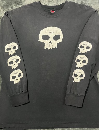 Vintage Zero Skateboarding Tum Yeto Art Longsleeve Shirt